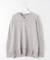 【洗える】CASHMERE BLEND Vネック プルオーバーニット