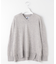 【洗える】CASHMERE BLEND Vネック プルオーバーニット