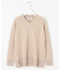 【洗える】CASHMERE BLEND Vネック プルオーバーニット