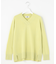 【洗える】CASHMERE BLEND Vネック プルオーバーニット