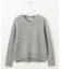 【洗える】WARMY LUREX Vネック ニット