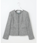 【セットアップ対応】Light Tweed ノーカラー ジャケット