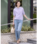 【洗える】BASIC STRETCH DENIM ボーイフィット パンツ