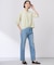 【洗える】BASIC STRETCH DENIM ボーイフィット パンツ