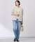 【洗える】BASIC STRETCH DENIM ボーイフィット パンツ