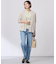 【洗える】BASIC STRETCH DENIM ボーイフィット パンツ