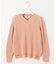 【洗える】GIZA MERCERIZE COTTON ケーブル ニット
