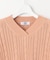 【洗える】GIZA MERCERIZE COTTON ケーブル ニット