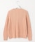 【洗える】GIZA MERCERIZE COTTON ケーブル ニット
