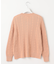 【洗える】GIZA MERCERIZE COTTON ケーブル ニット