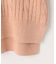 【洗える】GIZA MERCERIZE COTTON ケーブル ニット