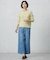 【洗える】GIZA MERCERIZE COTTON ケーブル ニット