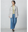 【洗える】GIZA MERCERIZE COTTON ケーブル ニット
