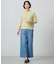 【洗える】GIZA MERCERIZE COTTON ケーブル ニット