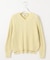 【洗える】GIZA MERCERIZE COTTON ケーブル ニット