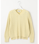 【洗える】GIZA MERCERIZE COTTON ケーブル ニット