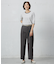 【洗える】20チノストレッチ ワイドパンツ