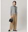 【洗える】20チノストレッチ ワイドパンツ