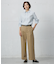 【洗える】20チノストレッチ ワイドパンツ