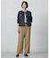 【洗える】20チノストレッチ ワイドパンツ
