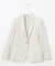 【セットアップ対応】セルロースリネンストレッチ テーラード ジャケット