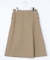 【洗える】リネンツイル Aライン スカート