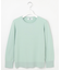 【洗える】Cotton Acetate ストライプ ニット プルオーバー