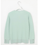 【洗える】Cotton Acetate ストライプ ニット プルオーバー
