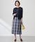 【洗える】ECO DOBBY チェック スカート