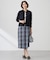 【洗える】ECO DOBBY チェック スカート