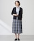 【洗える】ECO DOBBY チェック スカート