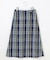 【洗える】ECO DOBBY チェック スカート