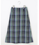 【洗える】ECO DOBBY チェック スカート