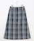 【洗える】ECO DOBBY チェック スカート