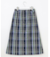 【洗える】ECO DOBBY チェック スカート