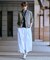 【WEB限定カラーあり・洗える】トリコットジャージー フレアーパンツ