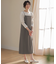 【洗える】バックサテンジョーゼット キャミワンピース