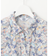 【洗える】Liberty シャツカラー スキッパー ブラウス
