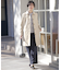 【洗える】Liberty バンドカラー プルオーバー ブラウス