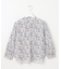 【洗える】Liberty バンドカラー プルオーバー ブラウス
