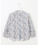【洗える】Liberty バンドカラー プルオーバー ブラウス