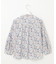 【洗える】Liberty バンドカラー プルオーバー ブラウス