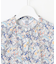 【洗える】Liberty バンドカラー プルオーバー ブラウス