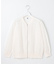 【洗える】SHEER JACQUARD ニット ブルゾン