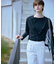 【洗える】RAYON ELITE STRETCH ニットT