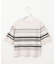 【洗える】RAYON ELITE STRETCH ボーダー ニットT