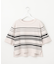 【洗える】RAYON ELITE STRETCH ボーダー ニットT