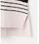 【洗える】RAYON ELITE STRETCH ボーダー ニットT
