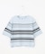 【洗える】RAYON ELITE STRETCH ボーダー ニットT
