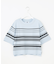 【洗える】RAYON ELITE STRETCH ボーダー ニットT